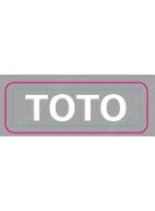 【ヤマダ】展示台演出物用TOTOシール